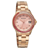 Titan, Men's, Analog Watch, with Stainless Steel Band, TI-95382WM01