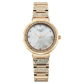 Titan WomensRaga Spotlight Analog Watch Mother of Pearl Dial with Rose Gold Stainless Steel Band,95419WM01