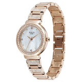 Titan WomensRaga Spotlight Analog Watch Mother of Pearl Dial with Rose Gold Stainless Steel Band,95419WM01