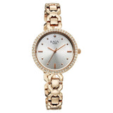Titan Womens Raga Spotlight Analog Watch Silver Dial with Rose Gold Stainless Steel Band,95420WM01