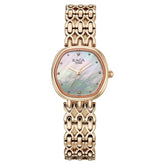 Titan Womens Raga Spotlight Analog Watch White Dial with Rose Gold Stainless Steel Band ,95421WM01