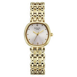 Titan Womens Raga Spotlight Analog Watch White Dial with Gold Stainless Steel Band ,95421YM01