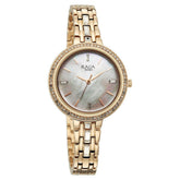 Titan Womens Raga Spotlight Analog Watch Silver Dial with Rose Gold Stainless Steel Band ,95424WM01