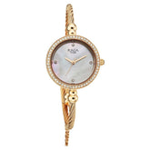 Titan Womens Raga Spotlight Analog Watch White Dial with Rose Gold Stainless Steel Band,95425WM01