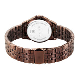 Titan Purple Women's Analog Watch Brown Dial With Brown Stainless Steel Band, 9798QM01