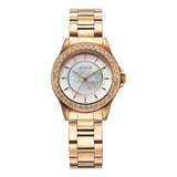 Titan Women's Watch Sparkle Collection Analog, Mother Of Pearl Dial With Rose Gold Stainless Strap, 9798WM05