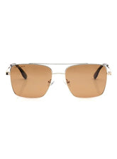 Fastrack M8037BR2PV Men's Navigator Sunglasses Brown Lens