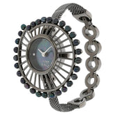 Titan Raga Women's Watch Analog Grey Dial With Black Stainless Steel Band, 9970QM01