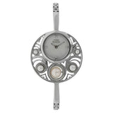 Titan Raga Women's Watch Analog Mother of Pearl Dial With Silver Stainless Steel Band, 9972SM01