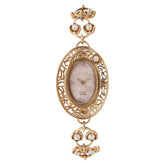 Titan Raga  Women's Watch Analog Mother of Pearl Dial With Gold Metal Band, 9973WM01