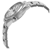Seiko Men's Mechanical Watch Analog, Silver Dial with Silver Stainless Band, SNKL51K
