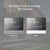 Commax Fine View 10 Inch Handsfree Smart Wall Pad with Memory Record and Smartphone Connectable, Neo Silver, CDV-1004QT