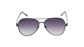 Fastrack Unisex Aviator Sunglasses, Black Lens, UV protected, M258BK2