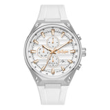 Lee Cooper, Men's, Analog Watch, White Dial, with Silicone Band, LE-LC08063.333
