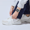 Casio Vintage Unisex Bluetooth Watch Digital Dial with Silver Stainless Steel Band, ABL-100WE-1ADF