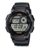 Casio Men's Watch Sport Collection Digital, Black Dial Black Silicone Strap, AE-1000W-1AVDF