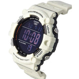 Casio Men's watch Digital, Black Dial White Resin Strap, AE-1500WH-8B2VDF
