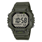 Casio Men's Digital Watch, Green Display With Resin Band, AE-1600HX-3AVDF - product image
