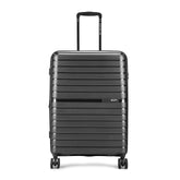 VIP Aerplus 76cm Hard Case Trolley 8 Wheels Black, AERPLUS76BLK