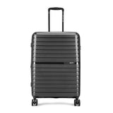 VIP Aerplus 76cm Hard Case Trolley 8 Wheels Black, AERPLUS76BLK