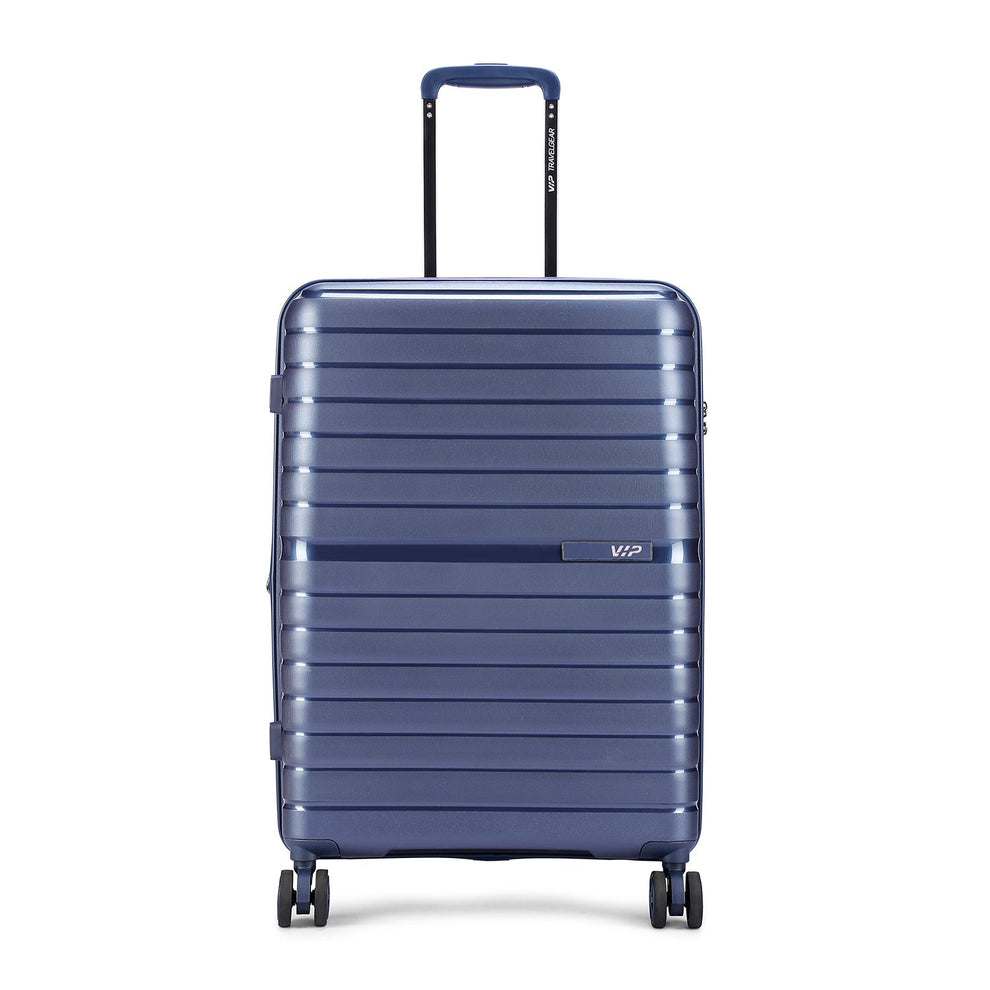 VIP Aerplus 76cm Hard Case Trolley 8 Wheels Blue, AERPLUS76BLU