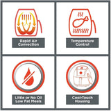 Black+Decker, 7 Litres Air Fryer Black, AF575