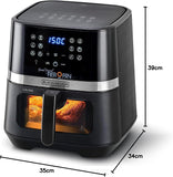Black+Decker, 5.8L Capacity, Oil-Free Cooking, Touchscreen Control AF5800