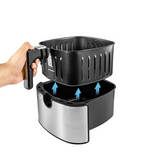 Black+Decker 5.7 L Digital AirOfry, 1500 W, Stainless Steel Finish, AF7257