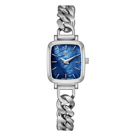 Lee Cooper, Men's, Analog Watch, Blue Dial, with Stainless Steel Band, LE-LC08130.390