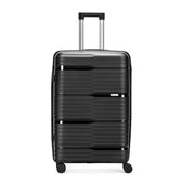 Carlton Alton 66cm 8 Wheel Hard Top Trolley-Black, ALTON66BK