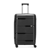 Carlton Alton 66cm 8 Wheel Hard Top Trolley-Black, ALTON66BK