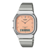 Casio Men's Analog Digital Watch, Pink Dial With Stainless Steel Band, AQ-240E-4ADF - product image