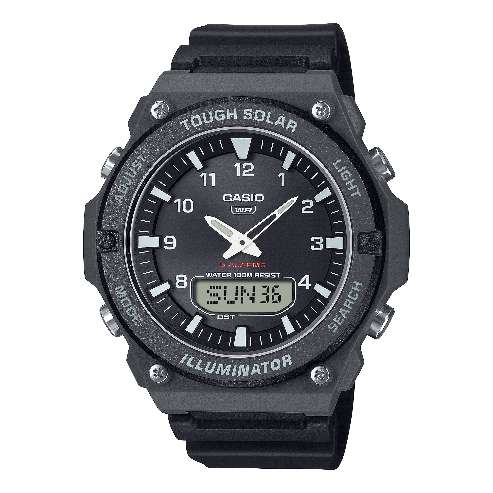 Casio Men's Analog-Digital Watch, Black Dial With Black Resin Band, AQ-S820W-1AVDF | Kewalrams Bahrain