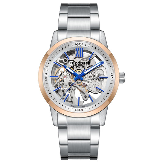 Lee Cooper, Men's, Analog Watch, Silver Dial, with Stainless Steel Band, LE-LC08197.530