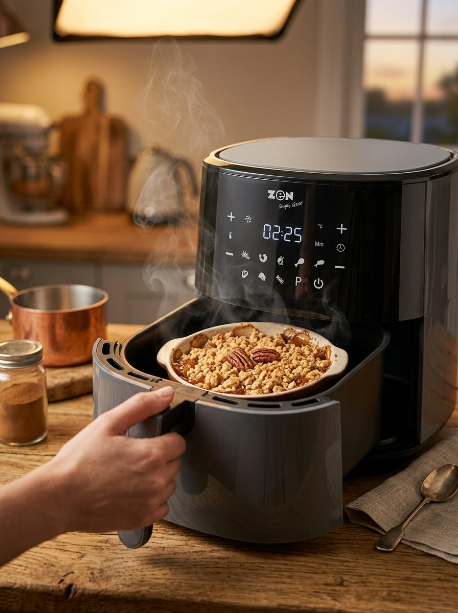 Zen Digital Air Fryer 8L 1800W with 5 Accessories , ZAF850D