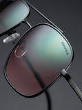Fastrack Unisex Aviator Sunglasses, Brown Lens, UV protected, M253GY11 - image 2