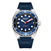 Quantum men analog watch, black dial with blue silicone band, model QU-BAR1213.399, Bahrain