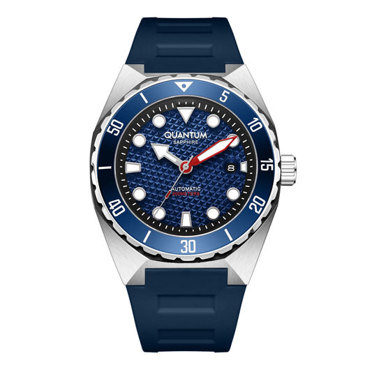 Quantum, Men's, Analog Watch, Blue Dial, with Silicone Band, QU-BAR1213.399