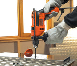 Black+Decker Hammer Drill Kit Box 710W, CD714REKB5