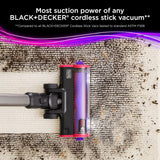 BLACK+DECKER Power series+ Cordless Stick Vacuum Cleaner – 2-in-1, Lightweight, BHFEA640WG