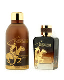 Beverly Hills Polo Prestige Heritage Oud 100ML Eau De Parfum, & 300ML Body Spray Gift Set For Men, BHPCPRSGOUD-300