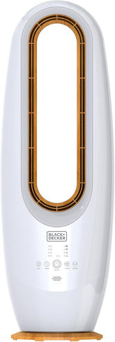 Black+Decker Bladeless Electric Fan With Led Light-85cm , FBL85