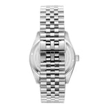 Beverly Hills Polo Club Men's Analog Watch, Silver Dial With Silver Stainless Steel Band, BP3018X.361