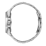 Beverly Hills Polo Club Men's Multifunction Watch with Blue Dial and Silver Stainless Steel Band, BP3051X.300