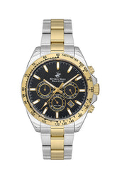 Beverly Hills Polo Club, Men's, Analog Watch, Black Dial, with Stainless Steel Band, BH-BP3127X.251