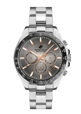 Beverly Hills Polo Club, Men's, Analog Watch, Black Dial, with Stainless Steel Band, BH-BP3127X.360
