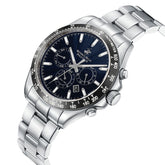 Beverly Hills Polo Club, Men's, Analog Watch, Blue Dial, with Stainless Steel Band, BH-BP3127X.392
