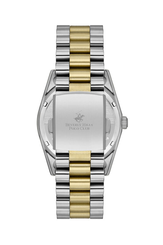 Beverly Hills Polo Club, Men's, Analog Watch, Green Dial, with Stainless Steel Band, BH-BP3172C.271