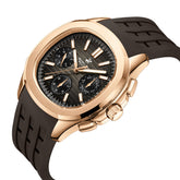 Beverly Hills Polo Club Men's Analog Watch, Brown Dial Multi-Function With Brown Silicon Strap, BP3211X.462