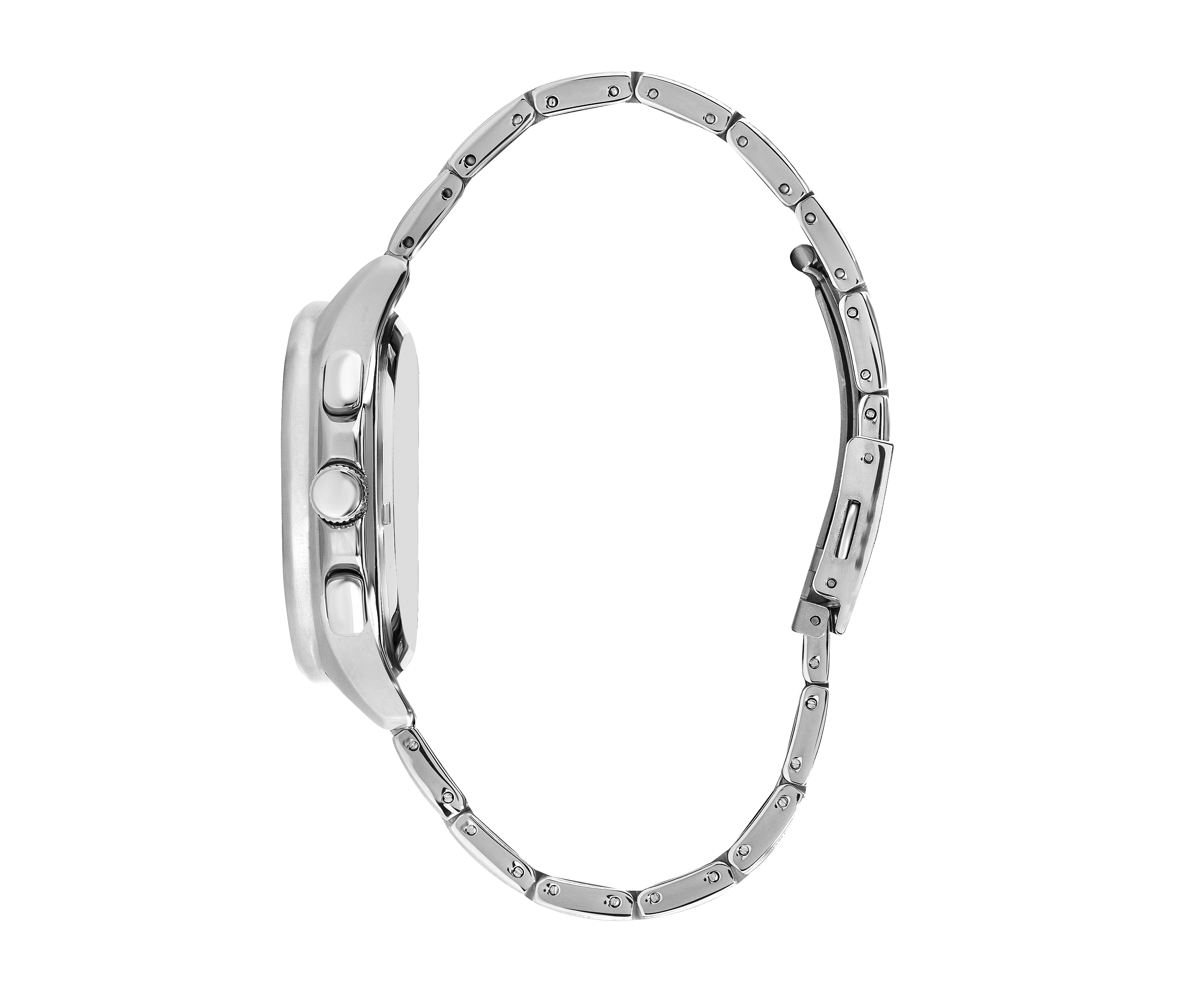 Beverly Hills Polo Club, Men's, Analog Watch, Silver Dial, with Stainless Steel Band, BH-BP3212X.362